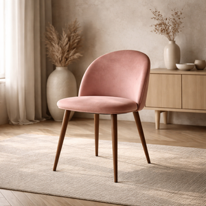 Silla de Comedor Velvet - Rosa