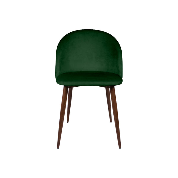 Set de 4 Sillas de Comedor Velvet - Esmeralda