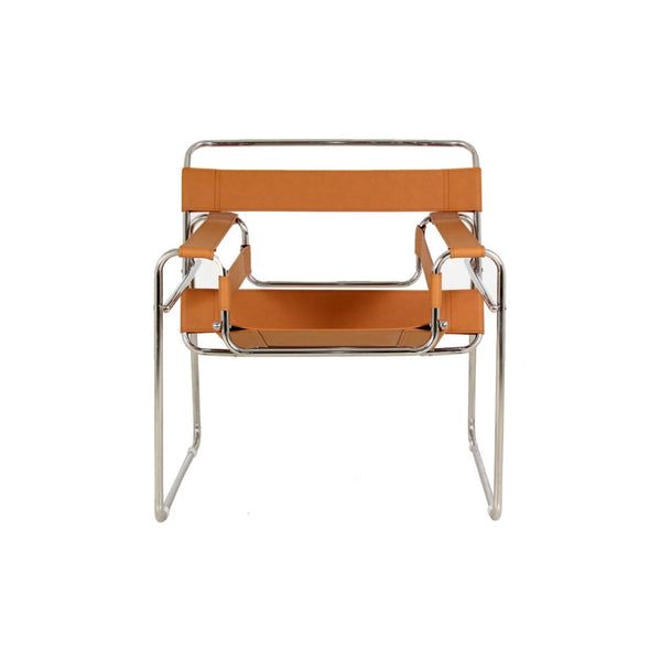Silla Lounge B3 Wassily Réplica Cromada - Cafe