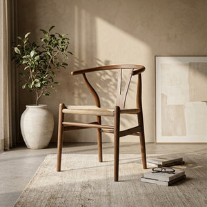 Silla de Comedor Wishbone Réplica - Nogal