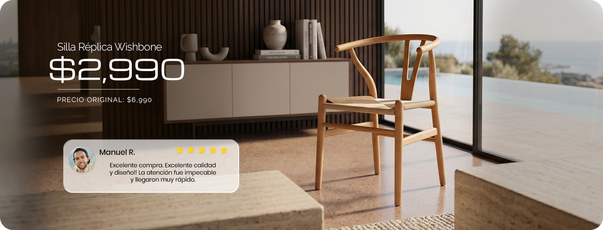 Sillas Wishbone - SPAACIO Design Central