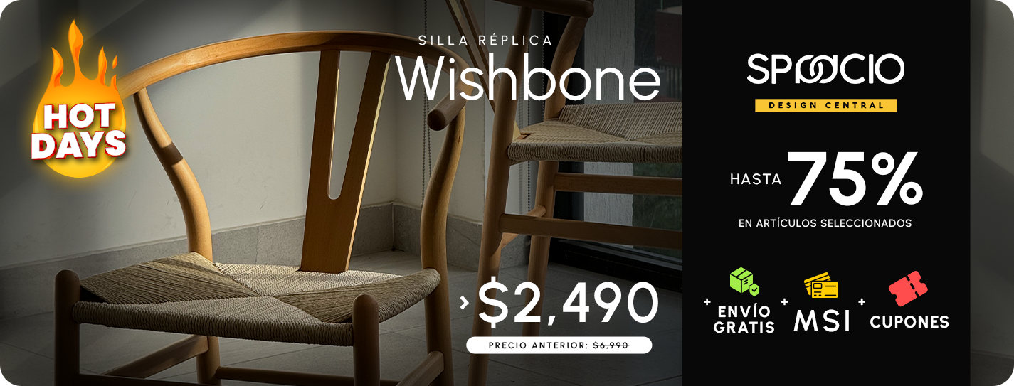 Sillas Wishbone - SPAACIO Design Central