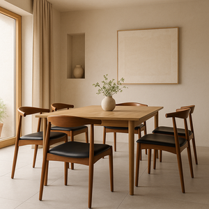 Silla de Comedor Réplica Estilo The Chair - Nogal