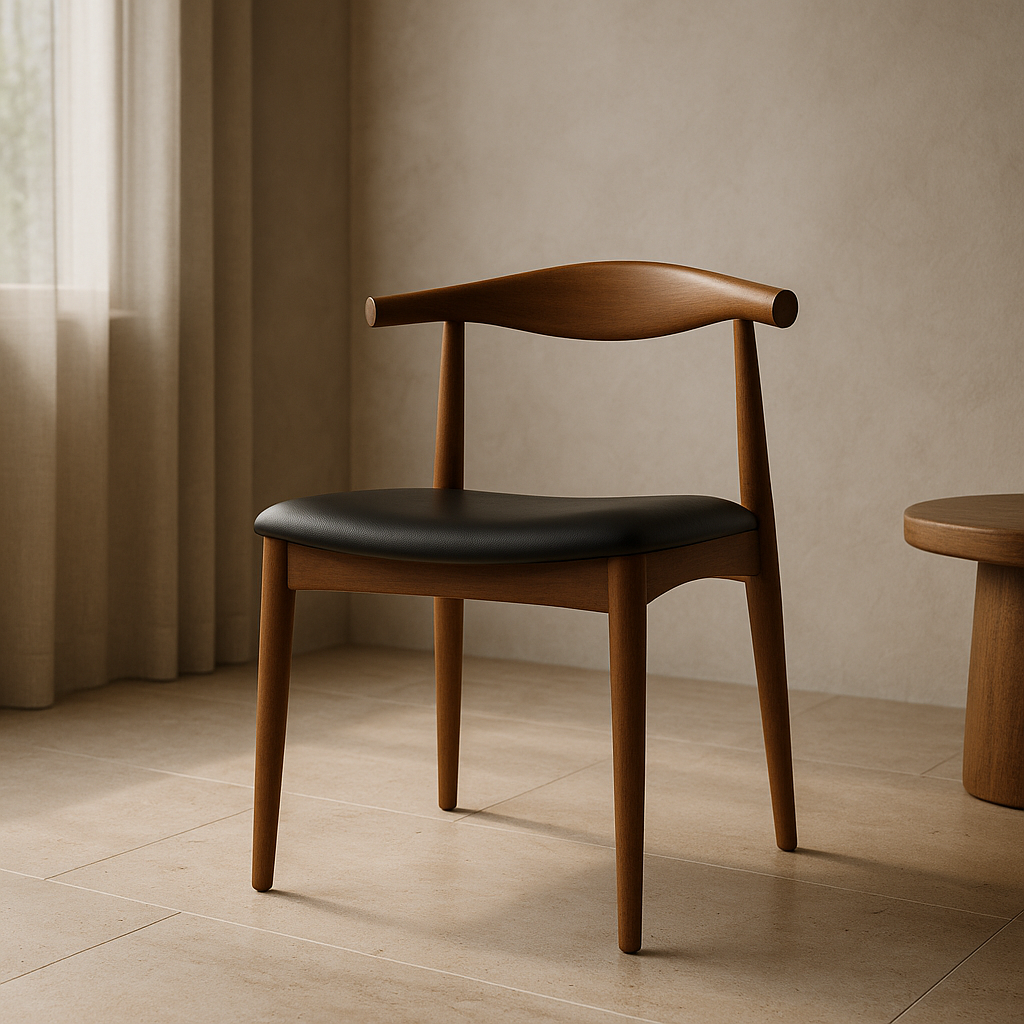 Silla de Comedor Réplica Estilo The Chair - Nogal