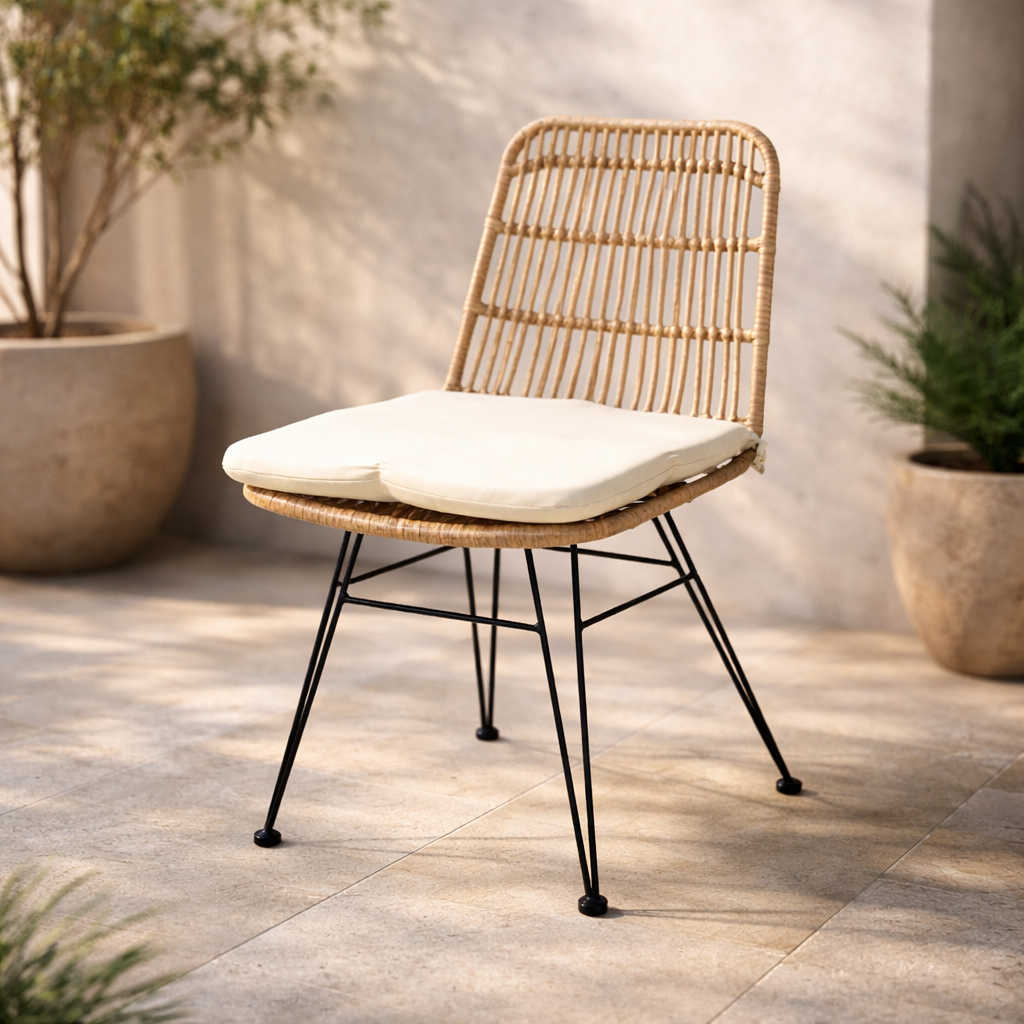 Silla de Exterior Areu Ratán Sintético - SPAACIO Design Central