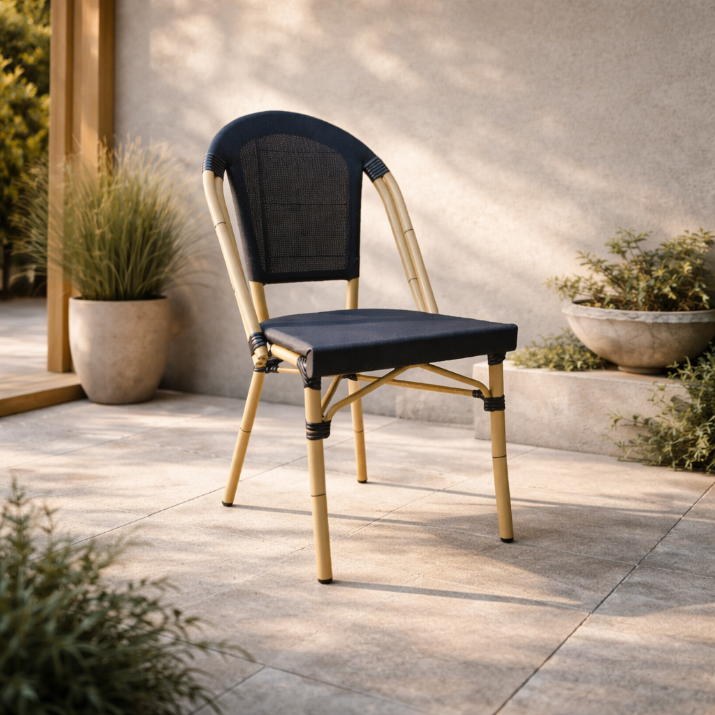 Silla de Exterior Eiffel - Negro - SPAACIO Design Central