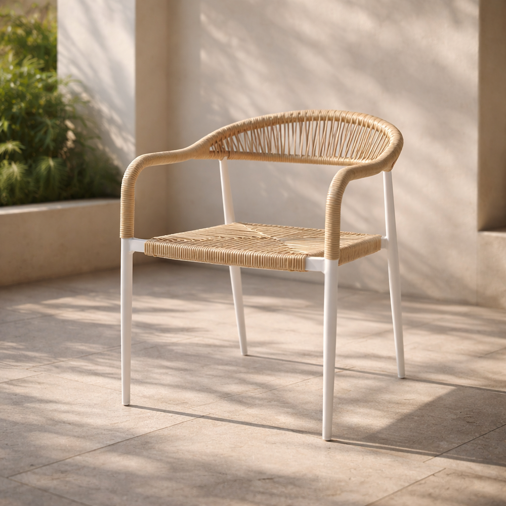 Silla de Exterior Malu - Beige - SPAACIO Design Central