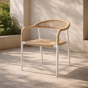 Silla de Exterior Malu - Beige - SPAACIO Design Central