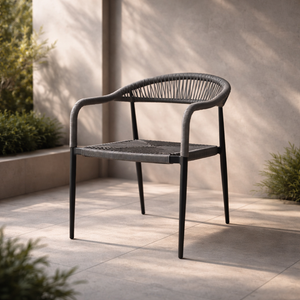 Silla de Exterior Malu - Gris - SPAACIO Design Central