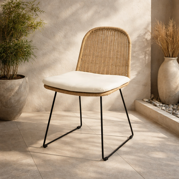 Silla de Exterior Tarik Ratán Sintético - SPAACIO Design Central