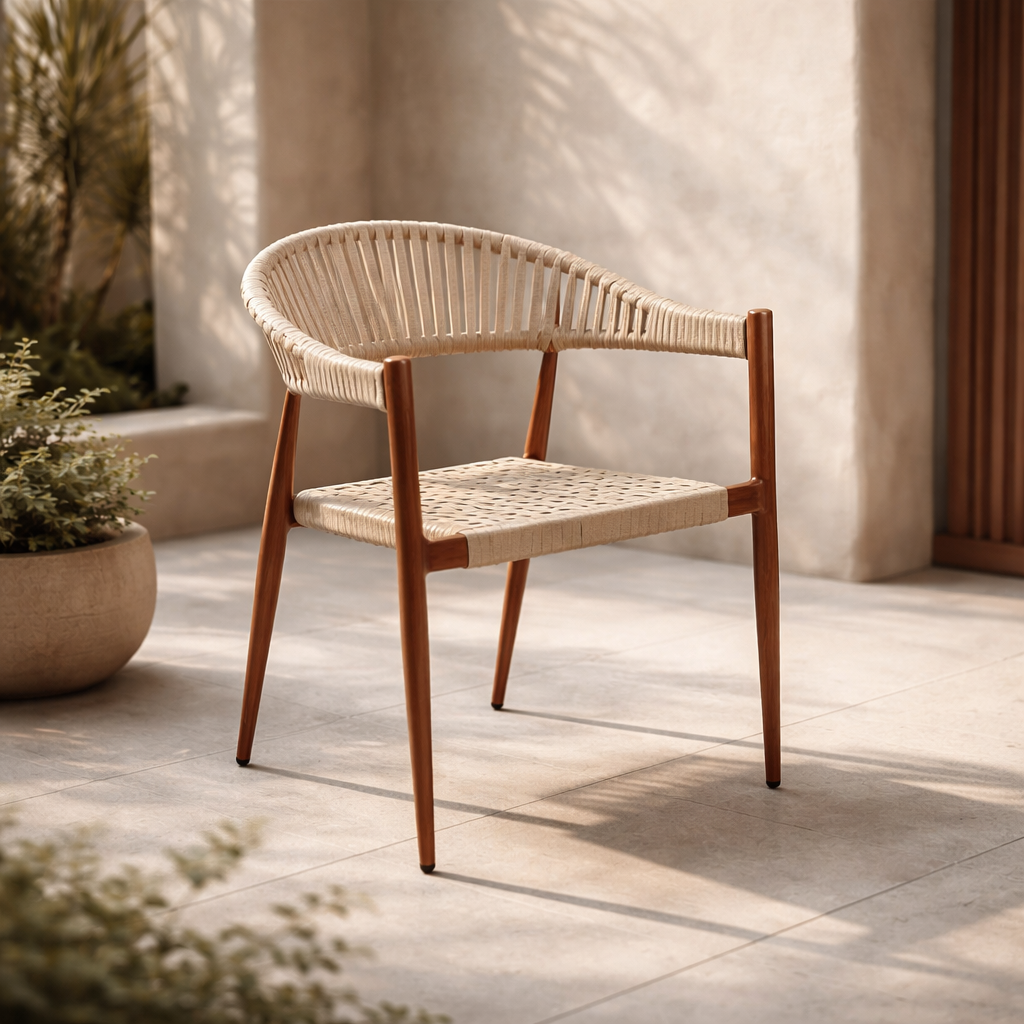 Silla de Exterior Tejida Lulani - SPAACIO Design Central