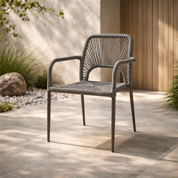 Silla de Exterior Tizon - Gris - SPAACIO Design Central