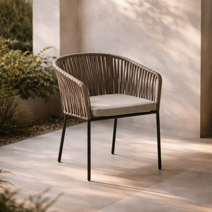 Silla de Exterior Ulanni sin Cojin - Taupe - SPAACIO Design Central