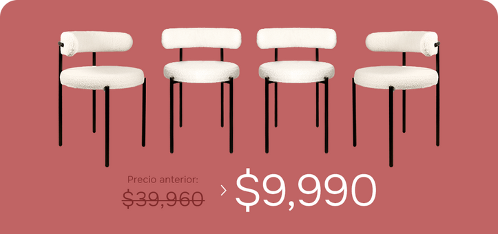 Set Sillas Vera - SPAACIO Design Central
