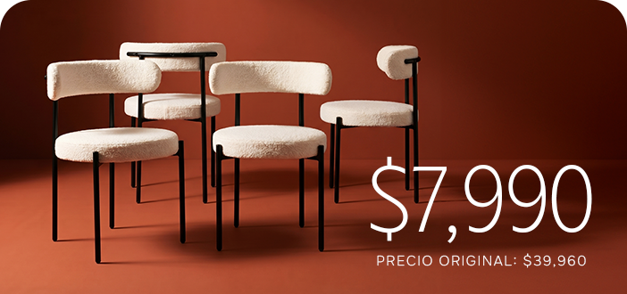Set de 4 Sillas Vera - SPAACIO Design Central