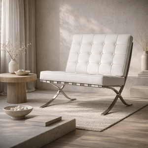 Sillón Réplica Barcelona - Blanco