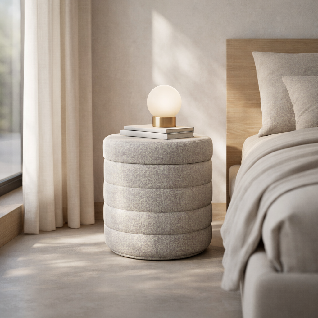 Taburete Buró con Almacenamiento Arusi