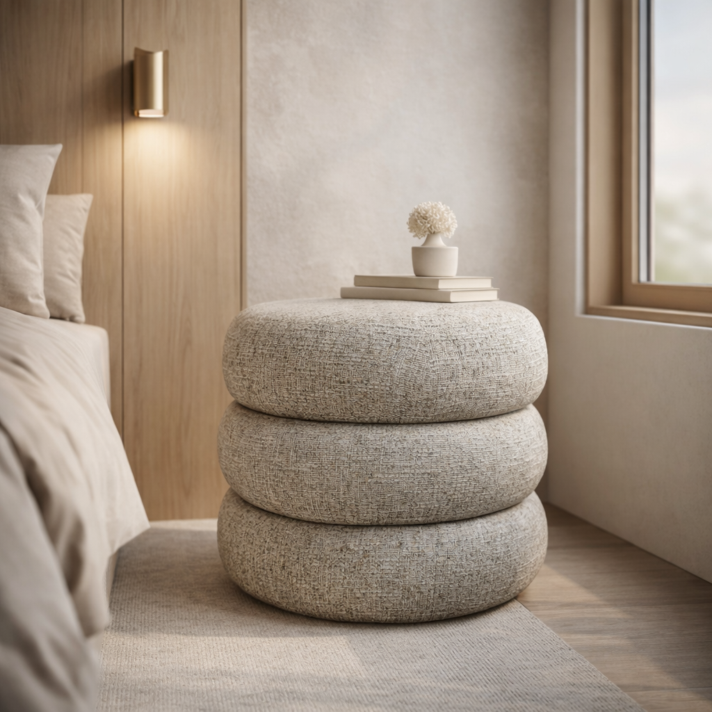 Taburete Buró con Almacenamiento Cloud