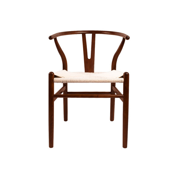 Silla de Comedor Wishbone Réplica - Nogal