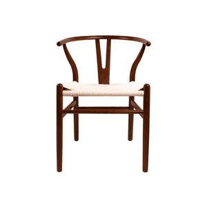 OUTLET: Silla de Comedor Wishbone Réplica - Nogal
