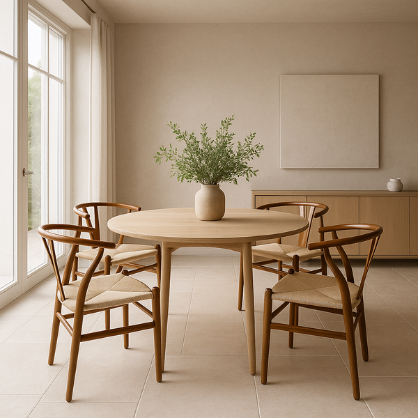 Silla de Comedor Wishbone Réplica - Nogal