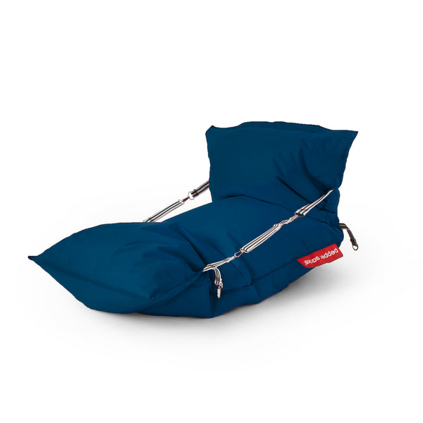 Puff Lounge Dagmar estilo Camastro Azul Marino
