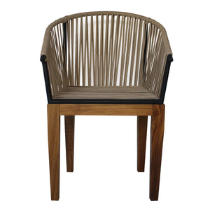 Silla de Comedor Quebrada Madera de Parota - Beige