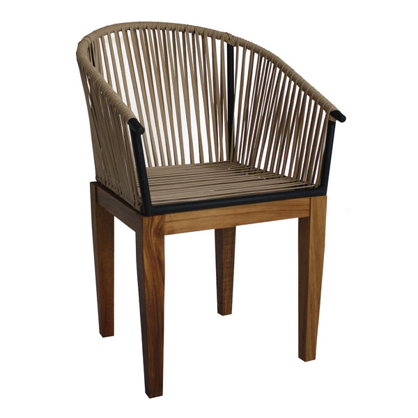 Silla de Comedor Quebrada Madera de Parota - Beige