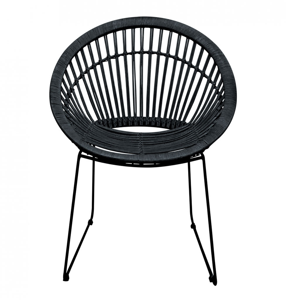 Silla de Ratán para Exterior Nahui - Gris-Spaacio-Tienda-Diseño-Mexicano-envío-gratis-mexico