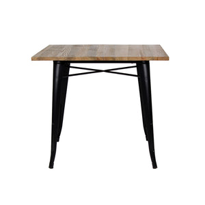 Mesa de Comedor Tolix Réplica - Nogal para 4-Spaacio-Tienda-Diseño-Mexicano-envío-gratis-mexico