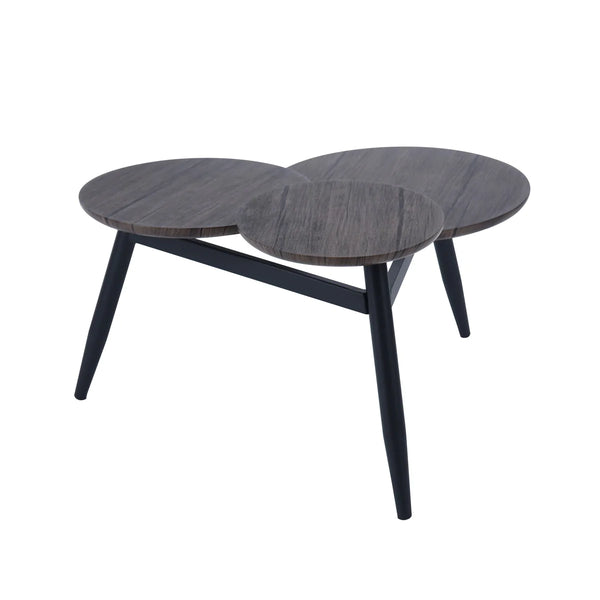 Mesa de Centro de MDF con 3 Cubiertas Clouds