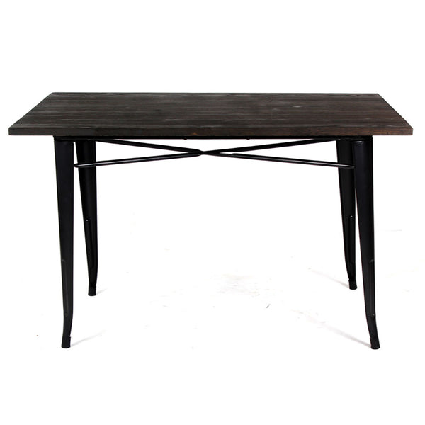 Mesa de Comedor Tolix Réplica - Nogal para 6-Spaacio-Tienda-Diseño-Mexicano-envío-gratis-mexico