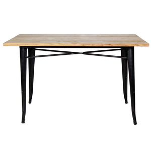 Mesa de Comedor Tolix Réplica - Nogal para 6-Spaacio-Tienda-Diseño-Mexicano-envío-gratis-mexico