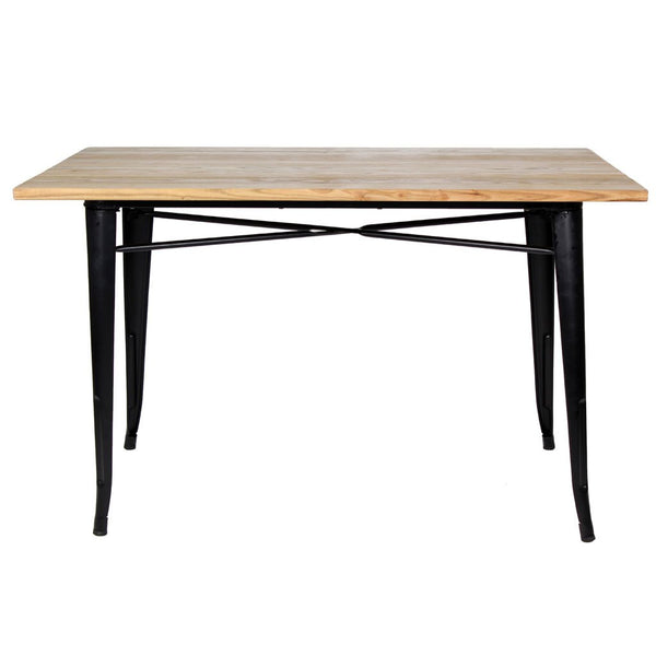 Mesa de Comedor Tolix Réplica - Natural para 6