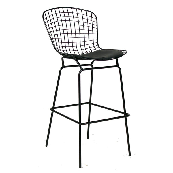 Banco Bertoia Réplica - Negro-Spaacio-Tienda-Diseño-Mexicano-envío-gratis-mexico