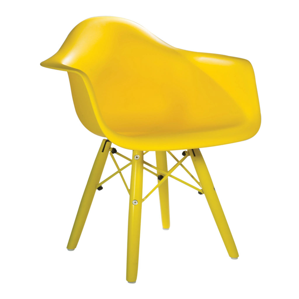 Silla Eames Armchair Infantil Réplica -  Amarillo-Spaacio-Tienda-Diseño-Mexicano-envío-gratis-mexico