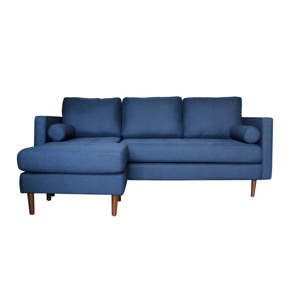 Sala Modular 3 Cuerpos Ortega - Azul - Izquierdo - SPAACIO Design Central