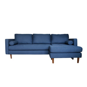 Sala Modular 4 Cuerpos Ortega - Azul Marino