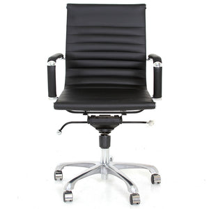 Réplica Silla Eames Aluminio Oficina - Espalda Baja-Spaacio-Tienda-Diseño-Mexicano-envío-gratis-mexico