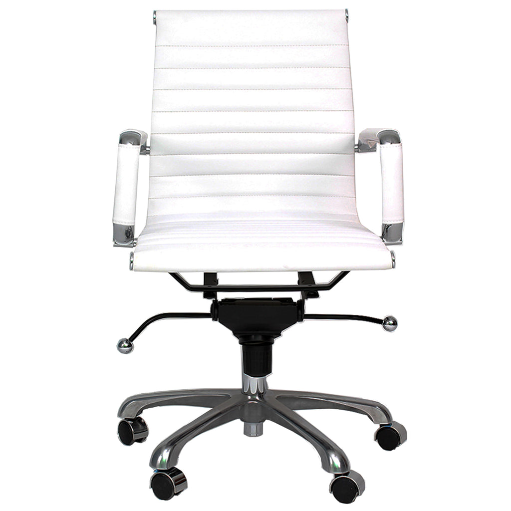 Réplica Silla Eames Aluminio Oficina - Espalda Baja-Spaacio-Tienda-Diseño-Mexicano-envío-gratis-mexico