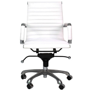 Réplica Silla Eames Aluminio Oficina - Espalda Baja-Spaacio-Tienda-Diseño-Mexicano-envío-gratis-mexico