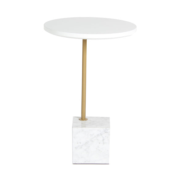 Mesa Lateral de Mármol Abisko - Blanco-Spaacio-Tienda-Diseño-Mexicano-envío-gratis-mexico