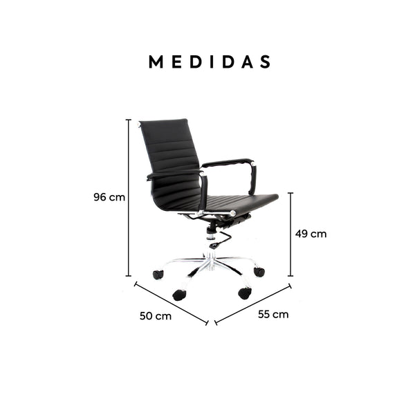 Silla Eames Réplica Oficina Eco - Respaldo Bajo