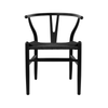 Silla de Comedor Wishbone Réplica - Negro