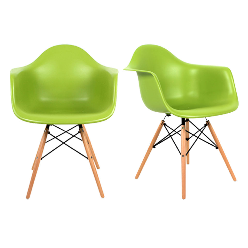 Set de 2 Sillas Réplica Eames Armchair - Naranja-Spaacio-Tienda-Diseño-Mexicano-envío-gratis-mexico