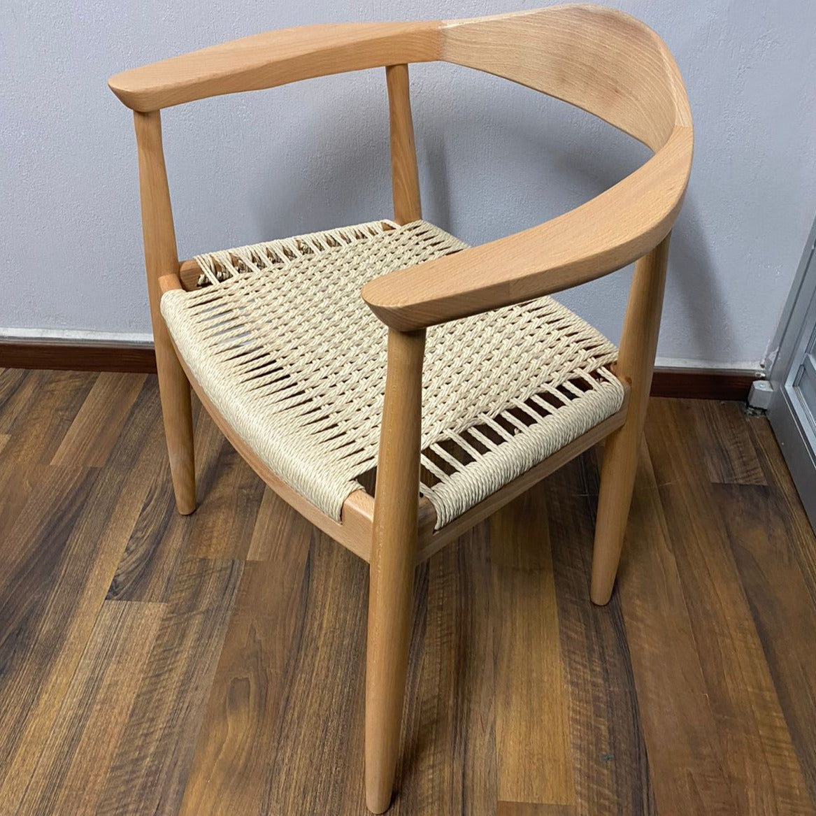 Silla Estilo The Chair - Natural Tejido Natural – SPAACIO Design Central