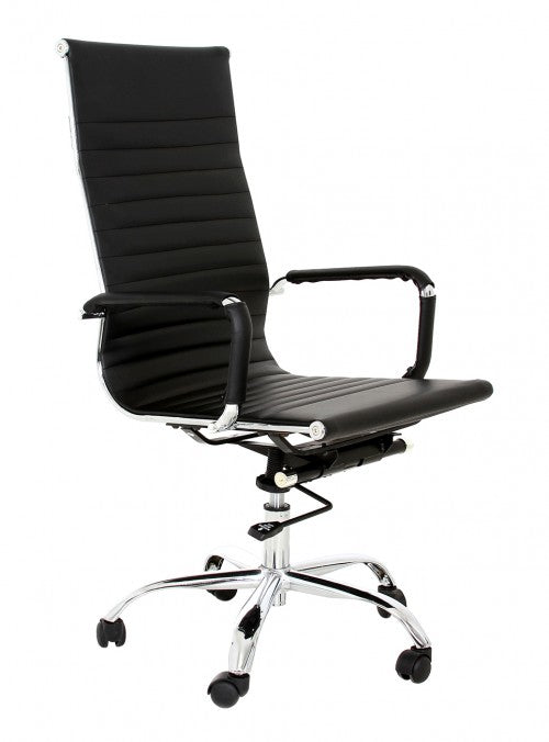 Silla Eames Aluminio Oficina Sistema Eco - Espalda Alta-Spaacio-Tienda-Diseño-Mexicano-envío-gratis-mexico