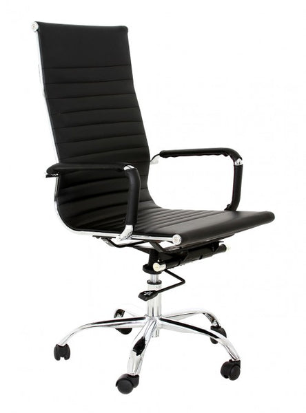 Silla Eames Aluminio Oficina Sistema Eco - Espalda Alta-Spaacio-Tienda-Diseño-Mexicano-envío-gratis-mexico