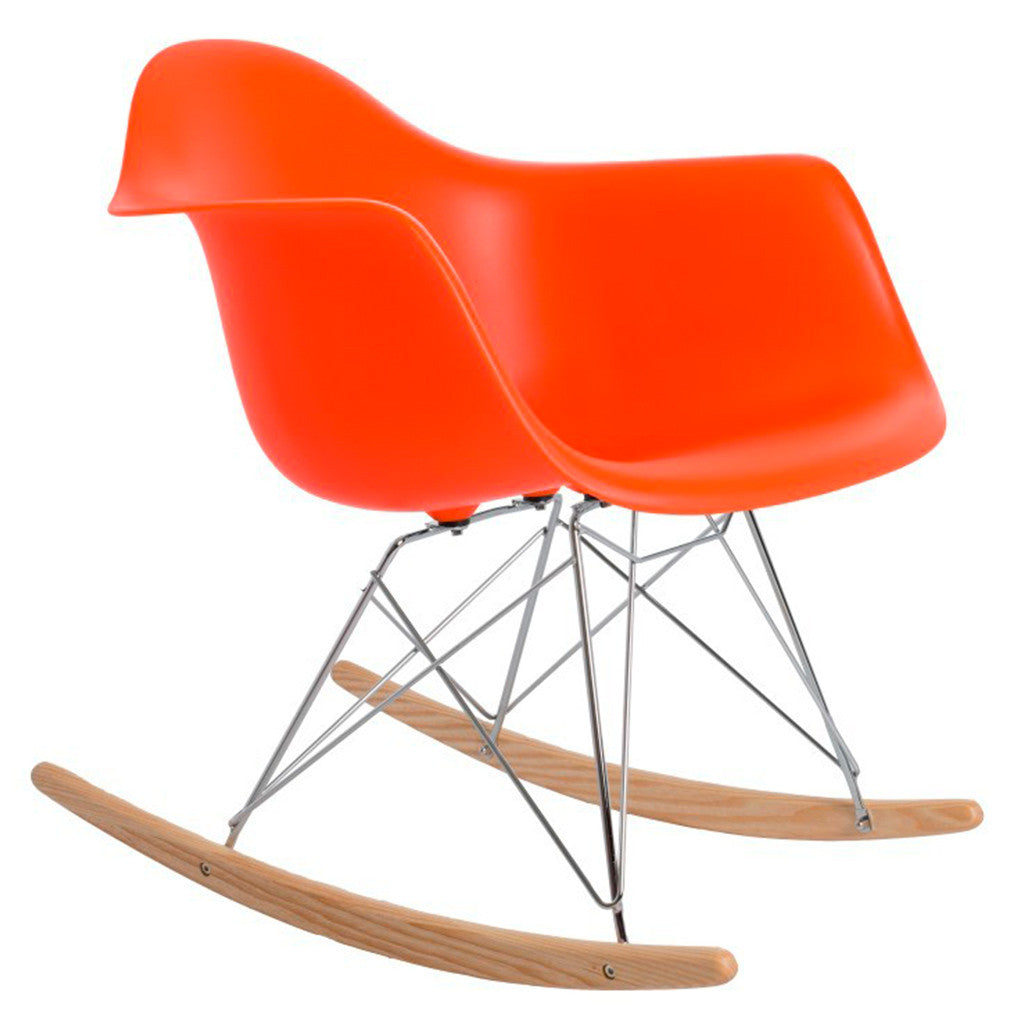 Mecedora Réplica Eames - Naranja-Spaacio-Tienda-Diseño-Mexicano-envío-gratis-mexico