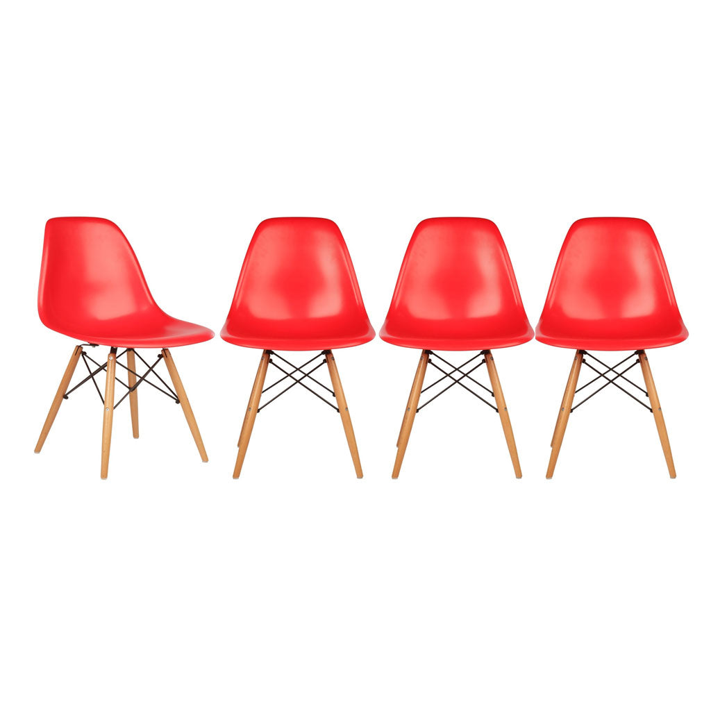 Set de 4 sillas Réplica Eames - Amarilla-Spaacio-Tienda-Diseño-Mexicano-envío-gratis-mexico
